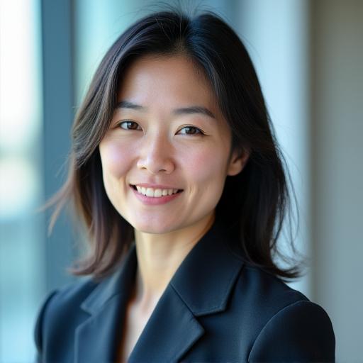 Yama Roamの主席GISアナリストである佐藤由美のポートレート、専門的な表情。